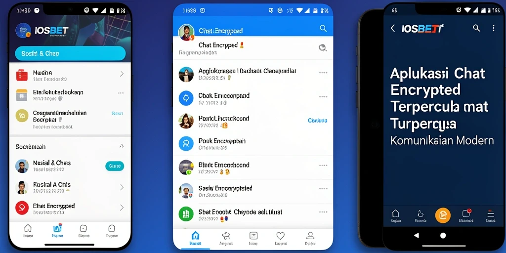 Antarmuka pengguna IOSBET yang aman dan nyaman untuk chatting.
