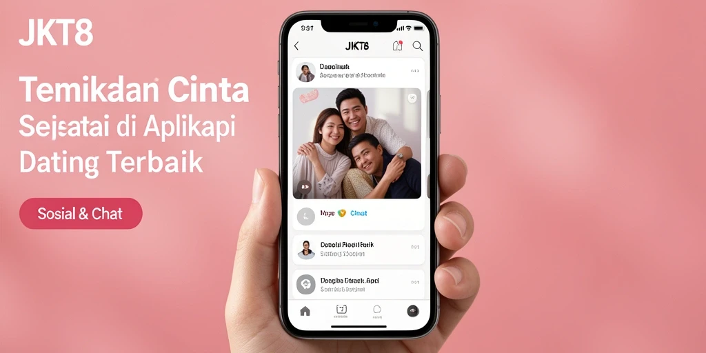 Tampilan antarmuka JKT8 yang modern dan menarik.