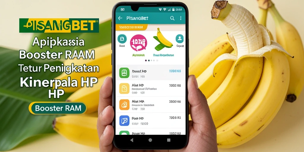 Antarmuka pengguna PISANGBET yang menarik dan mudah digunakan.